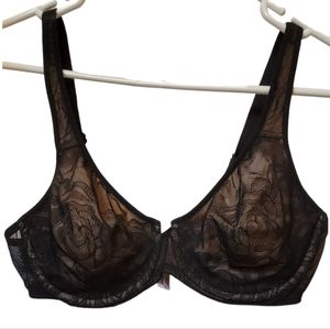 Wacoal black lace bra